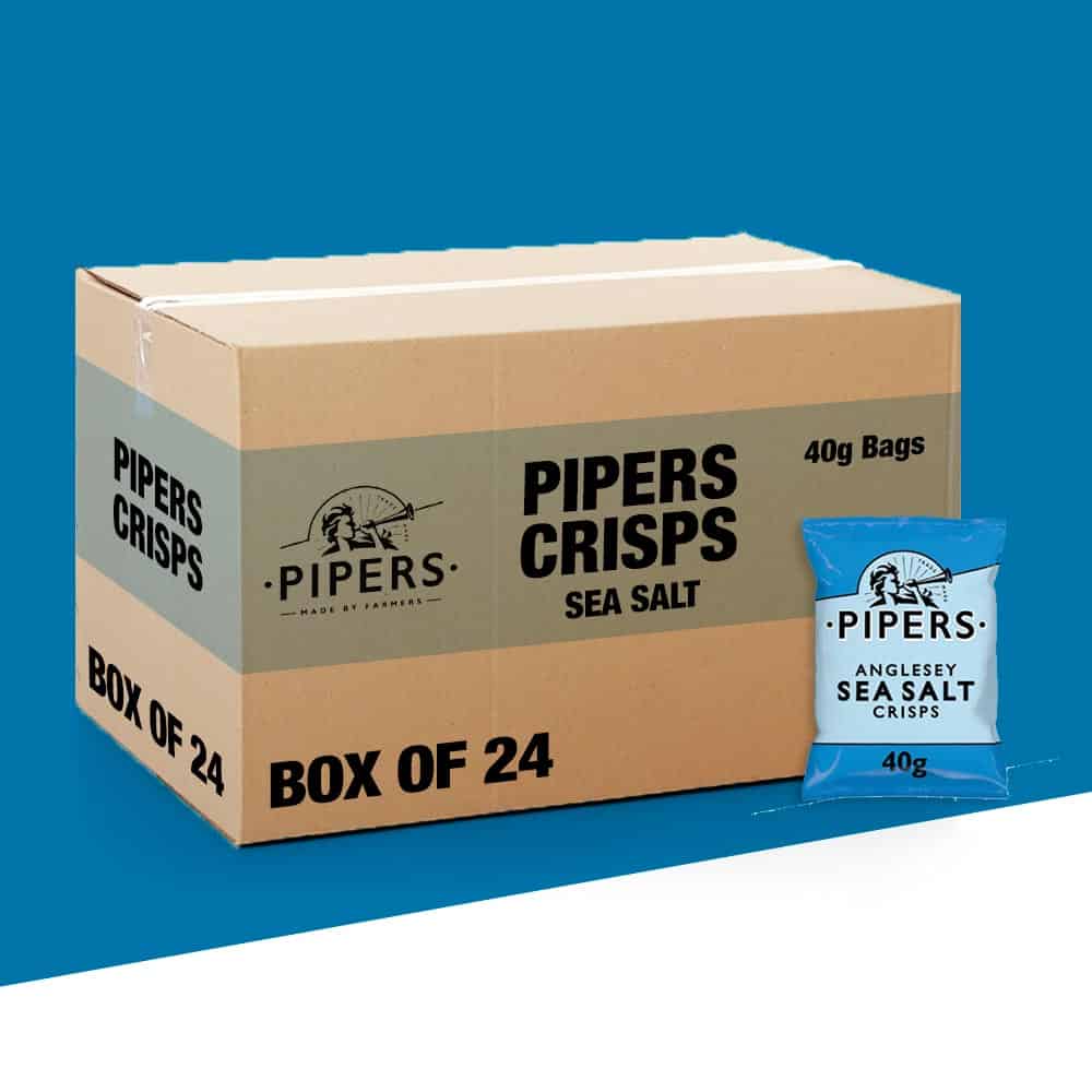 24x Pipers Anglesey Sea Salt 40g