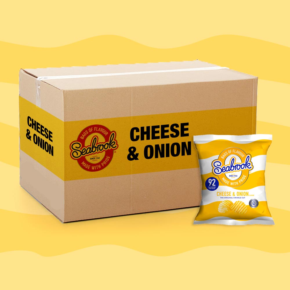 32x Seabrook Cheese & Onion 32g
