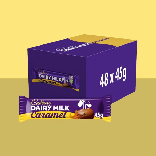 Cadbury Dairy Milk Caramel Single Bar 45g x48