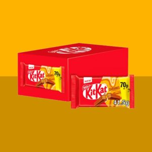 Box of 24 - Kitkat 4 Fingers Caramel Single Bar 41.5g