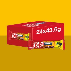 Box of 24 - Kitkat Chunky Caramel Single Bar 43g