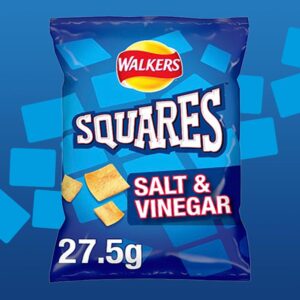 Walkers Squares Salt & Vinegar 27g