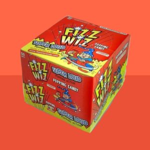 Box of 50 - Fizz Wiz Strawberry Popping Candy