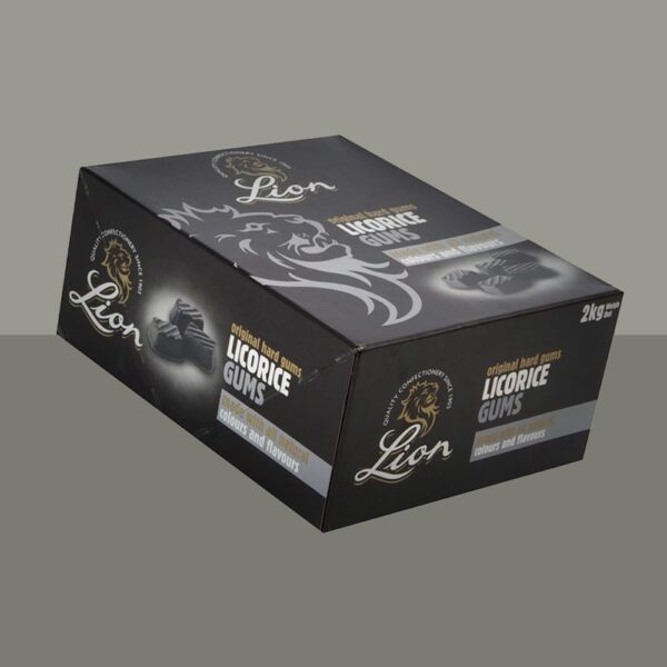 Lion's Licorice Gums 2kg Bulk Box