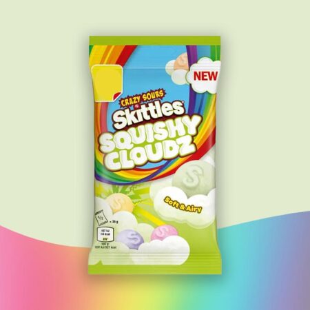 Skittles Squishy Cloudz Crazy Sour 70g