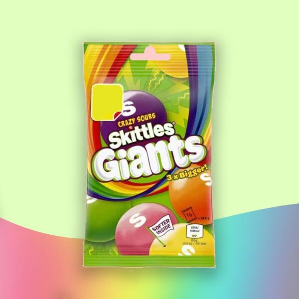 Skittles Giant Crazy Sours 125g