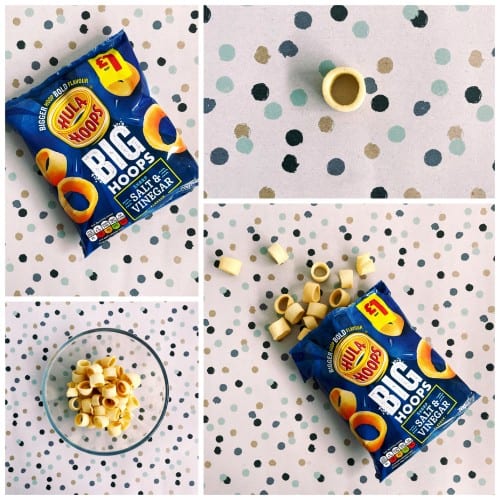 20x Hula Hoops Big Hoops Salt & Vinegar 70g