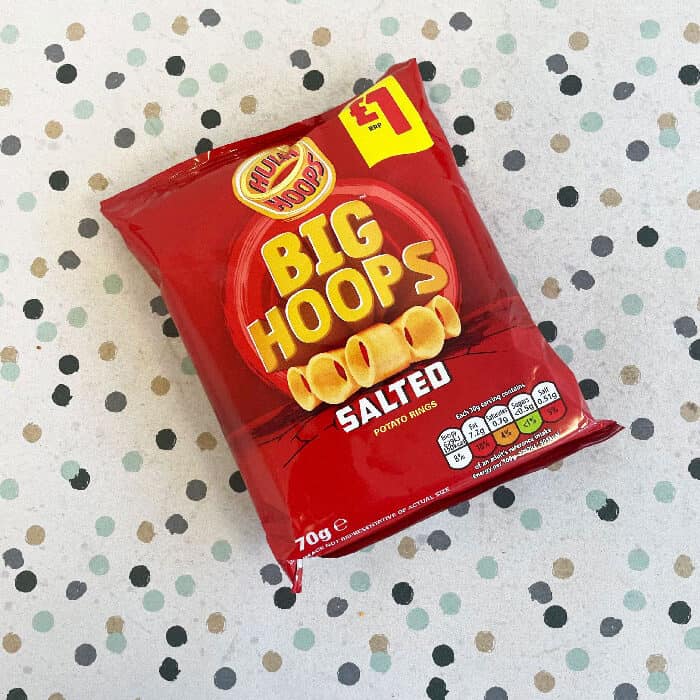20x Hula Hoops Big Hoops Original 70g