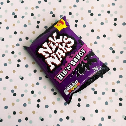 20x Nik Naks Rib ‘N’ Saucy 75g