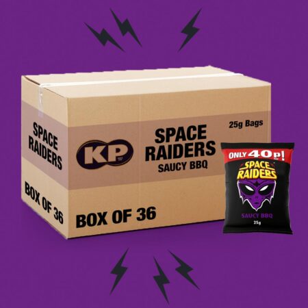 36x Space Raiders Saucy BBQ 25g