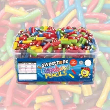 Sweetzone Rainbow Pencils Tub 805g