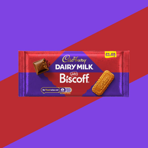 Cadbury Dairy Milk Biscoff 95g x21