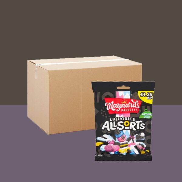 Maynards Liquorice Allsorts 130g x10