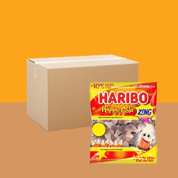Haribo Fizzy Cola Bottles 140g x12