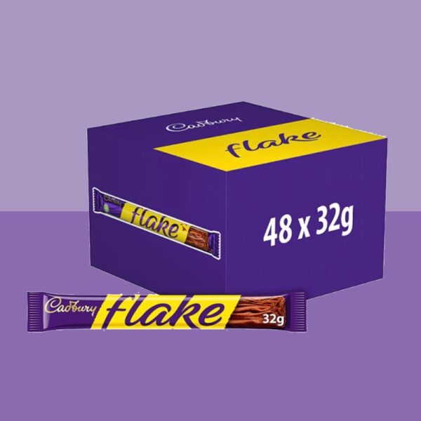 Cadbury Flake Chocolate Bars 32g x48