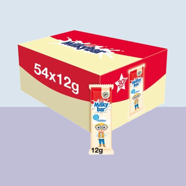 Milkybar Kid White Chocolate Bar 12g x54