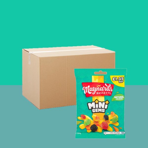 Maynards Mini Gems 130g x10