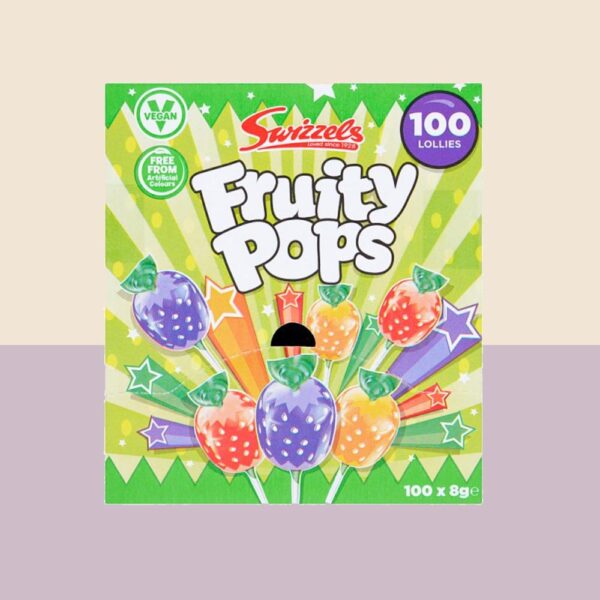 Swizzels Fruity Pops Lollies x100