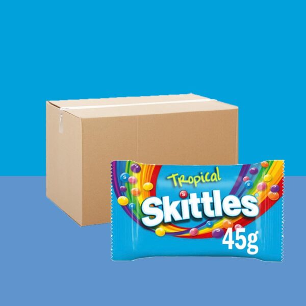 Box of 36 - Skittles Tropical 45g