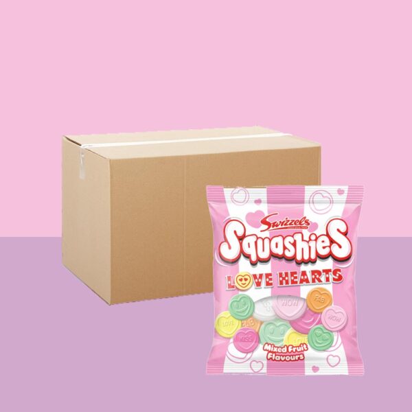 Swizzels Squashies Love Hearts 120g x12