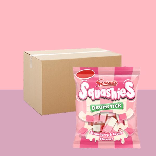 Drumstick Squashies Strawberry & Cream 120g x12
