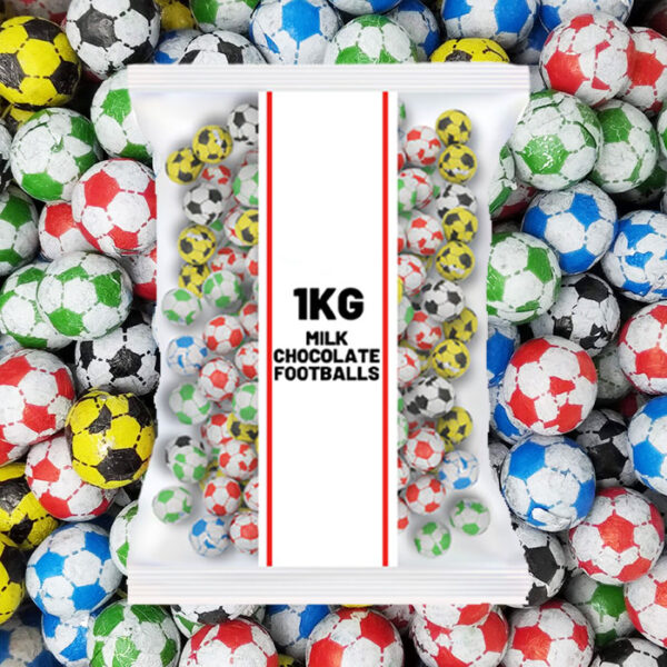 1kg Chocolate Footballs