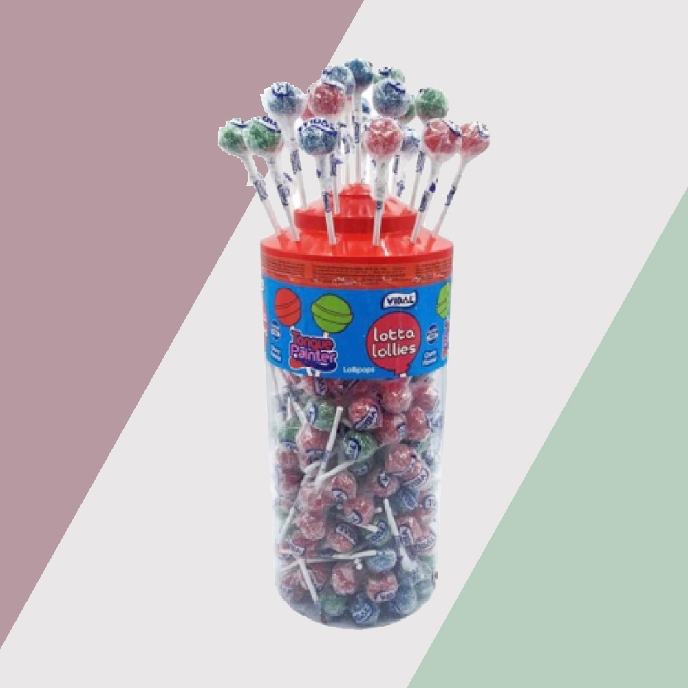 Wholesale Vidal Blue Raspberry Tongue Painter - 150 Count | Appleton Sweets - View #5