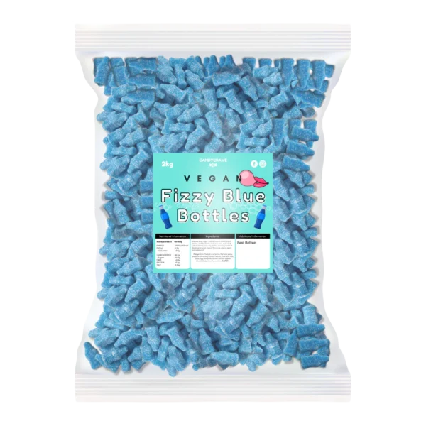 Candycrave Vegan Fizzy Blue Bottles 2kg