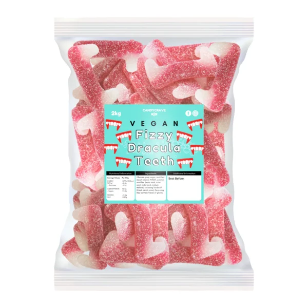 Candycrave Vegan Fizzy Dracula Teeth 2kg