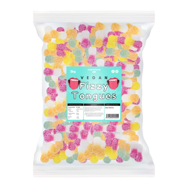 Candycrave Vegan Fizzy Tongues 2kg