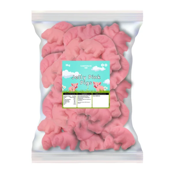 Candycrave Jelly Pink Pigs 2kg