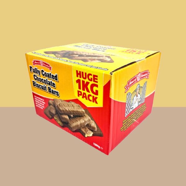 Fully Coated Chocolate Biscuit Bars 1kg
