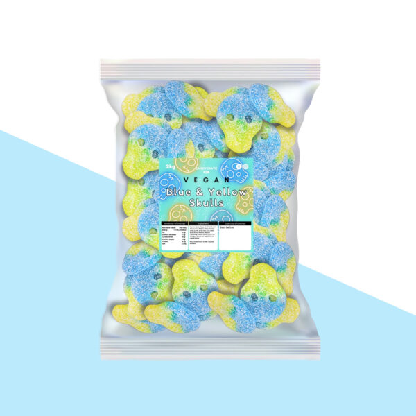 Candycrave Vegan Blue and Yellow Skulls 2kg