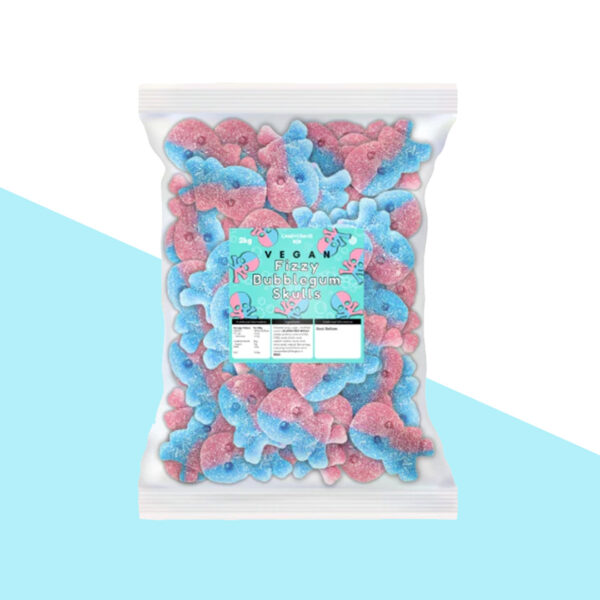 Candycrave Vegan Fizzy Bubblegum Skulls 2kg