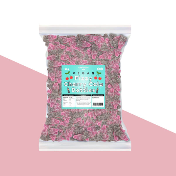 Candycrave Vegan Fizzy Cherry Cola Bottles 2kg