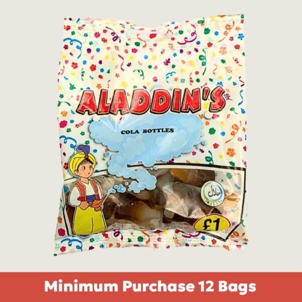 Aladdin's Jelly Cola Bottles 100g x12