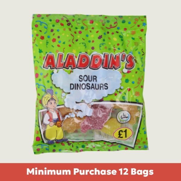 Aladdin's Dino Sours 110g x12
