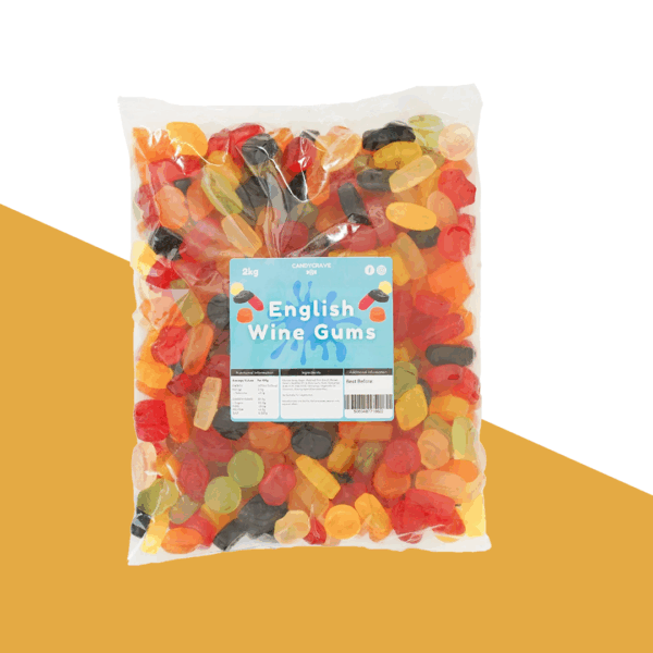 Candycrave English Wine Gums 2kg