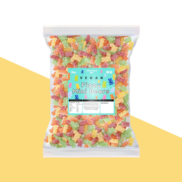 Candycrave Vegan Fizzy Mini Bears 2kg