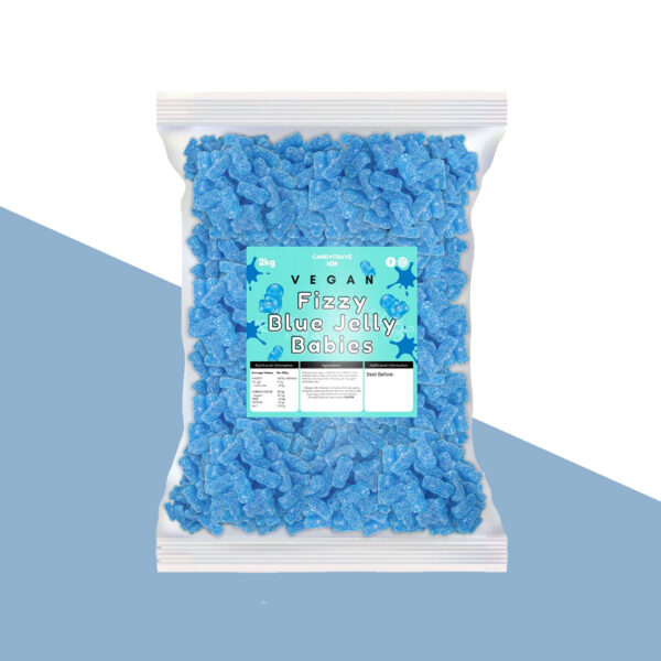 Candycrave Vegan Fizzy Blue Jelly Babies 2kg