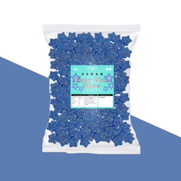 Candycrave Vegan Fizzy Blue Stars 2kg