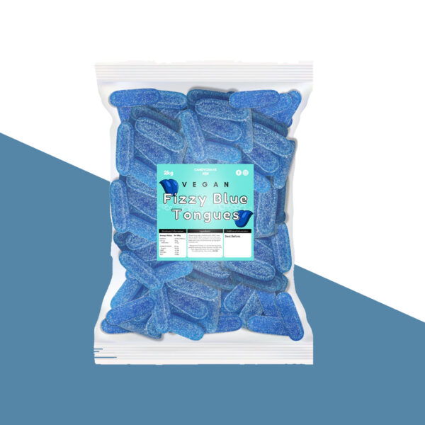Candycrave Vegan Fizzy Blue Tongues 2kg