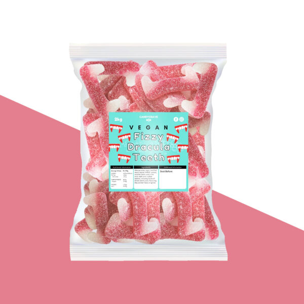 Candycrave Vegan Fizzy Dracula Teeth 2kg