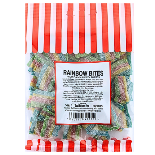 Fizzy Rainbow Bites 140g