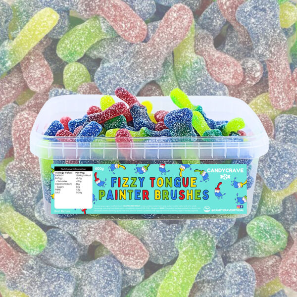 Candycrave Fizzy Tongue Painter Brushes 600g