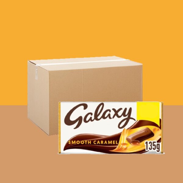 Galaxy Caramel Chocolate Block 135g x24