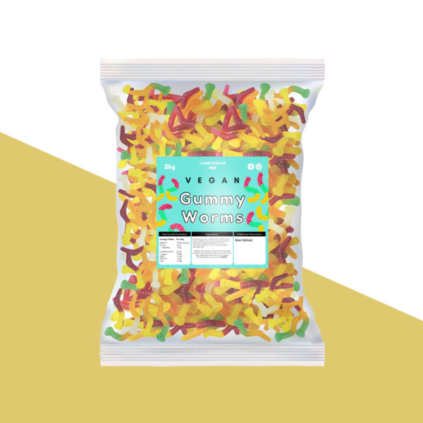 Candycrave Vegan Gummy Worms 2kg