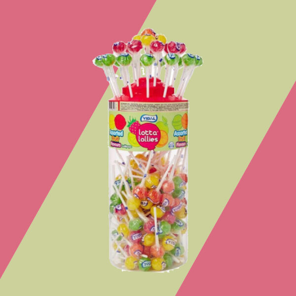 Vidal Assorted Lotta Lollies 150 Count