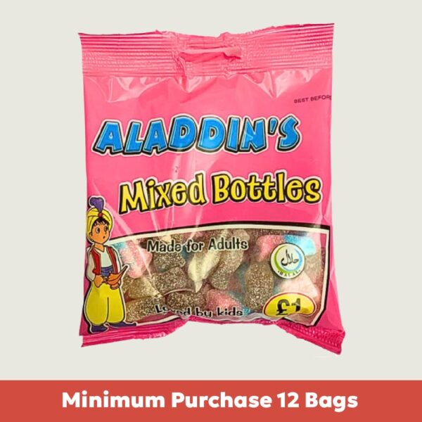 Aladdin's Sour Mixed Bottles 110g x12