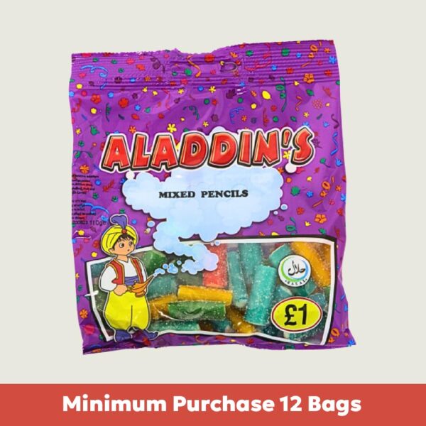 Aladdin's Fizzy Assorted Pencils 110g x12